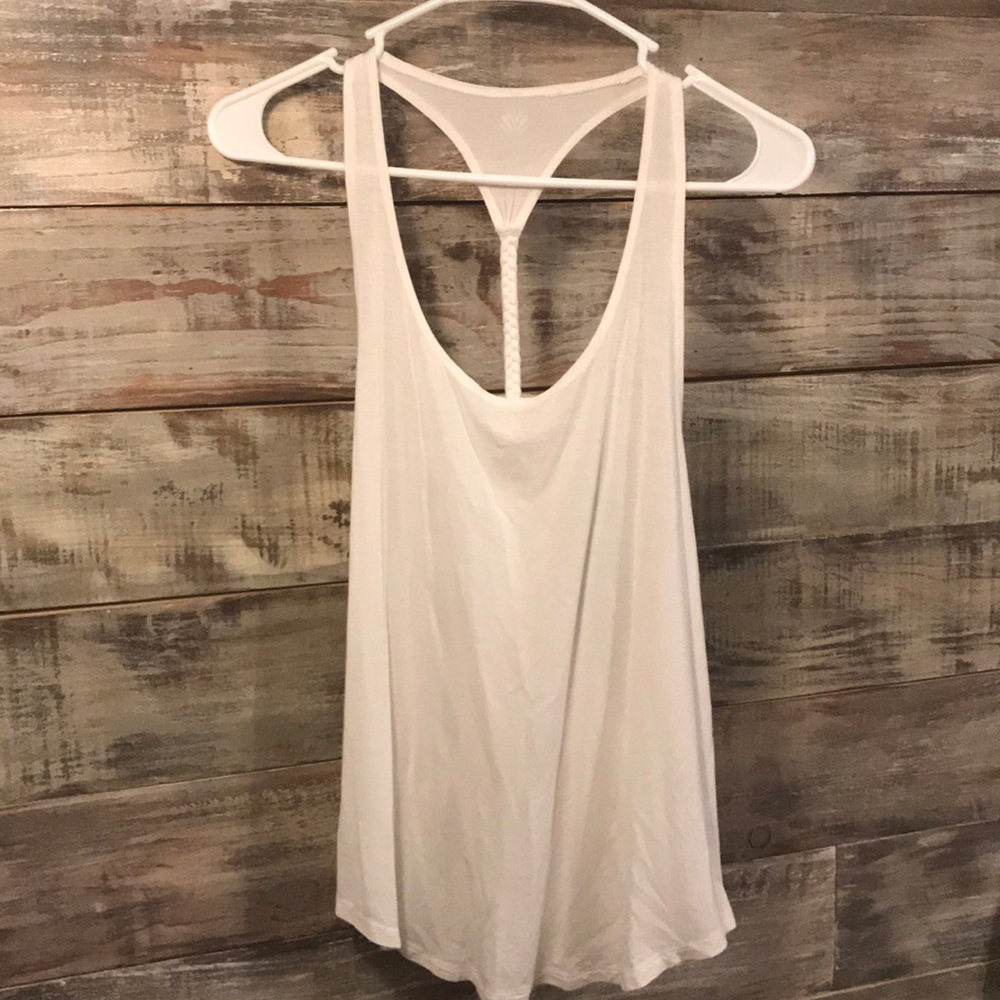 Forever 21 white athletic tank top